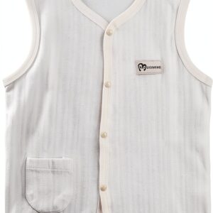 Baby Girls Cotton Vest Outerwear 6M-3T Breathable-0