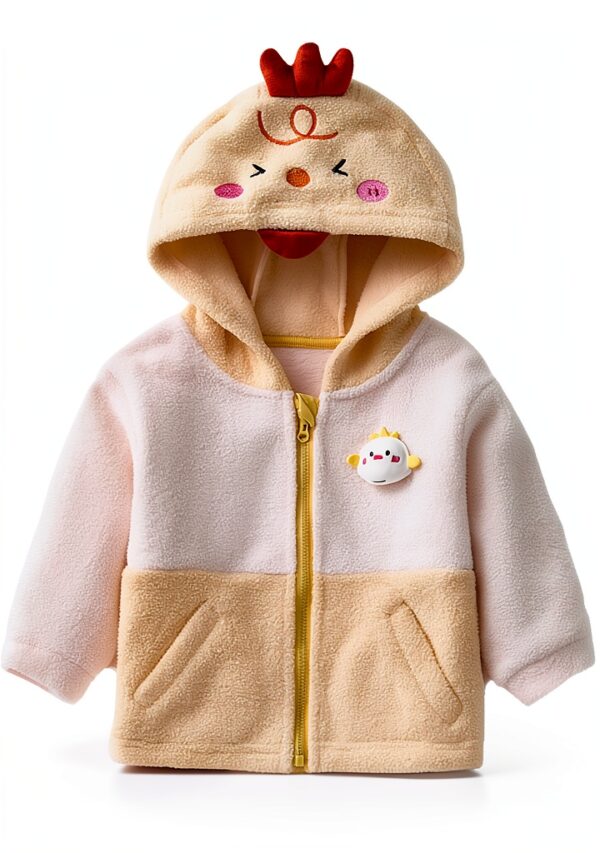 Warmstraw Baby Girls Quilted Jacket Soft Sherpa Lined-0